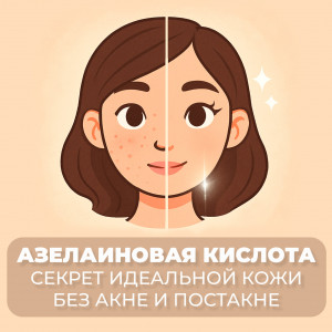 Азелаиновая кислота: Ваш секрет идеальной кожи без акне и постакне