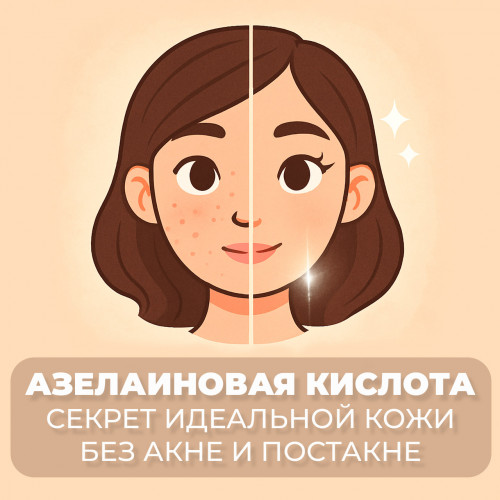 Азелаиновая кислота: Ваш секрет идеальной кожи без акне и постакне
