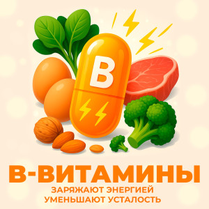 Как B-витамины заряжают энергией и уменьшают усталость