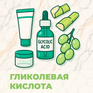 Гликолевая кислота: Ключ к сияющему и обновленному лицу