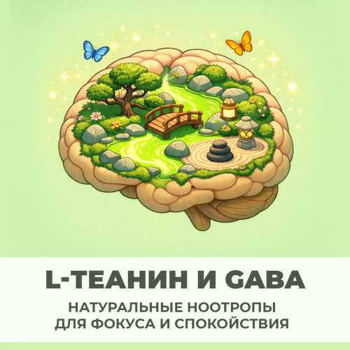 L-Теанин и ГАМК (GABA): Натуральные ноотропы для фокуса и спокойствия без седации