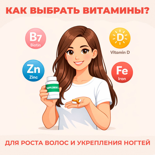Как выбрать витамины для волос и ногтей: простое руководство