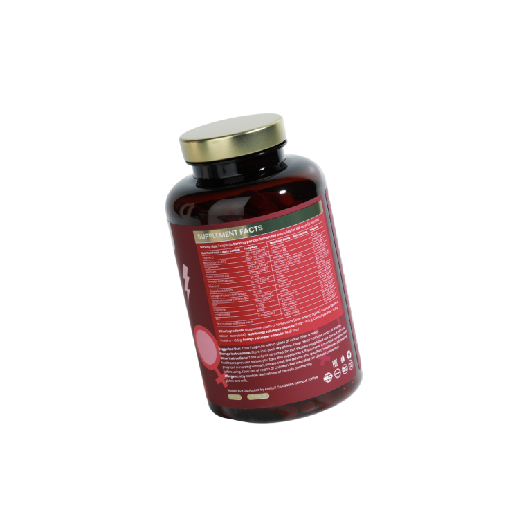 AWELLY HAPPY WOMEN® премиальные витамины - поддержка женского организма и энергии. 180 капсул на 6 месяцев. 