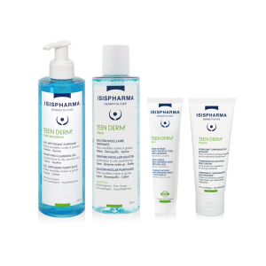 Набор ТИН ДЕРМ для чувствительной кожи – комплексный уход при акне