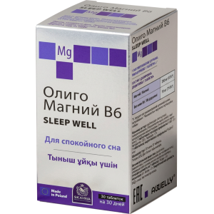 ОЛИГО МАГНИЙ Б6® Для спокойного сна, 30 табл.